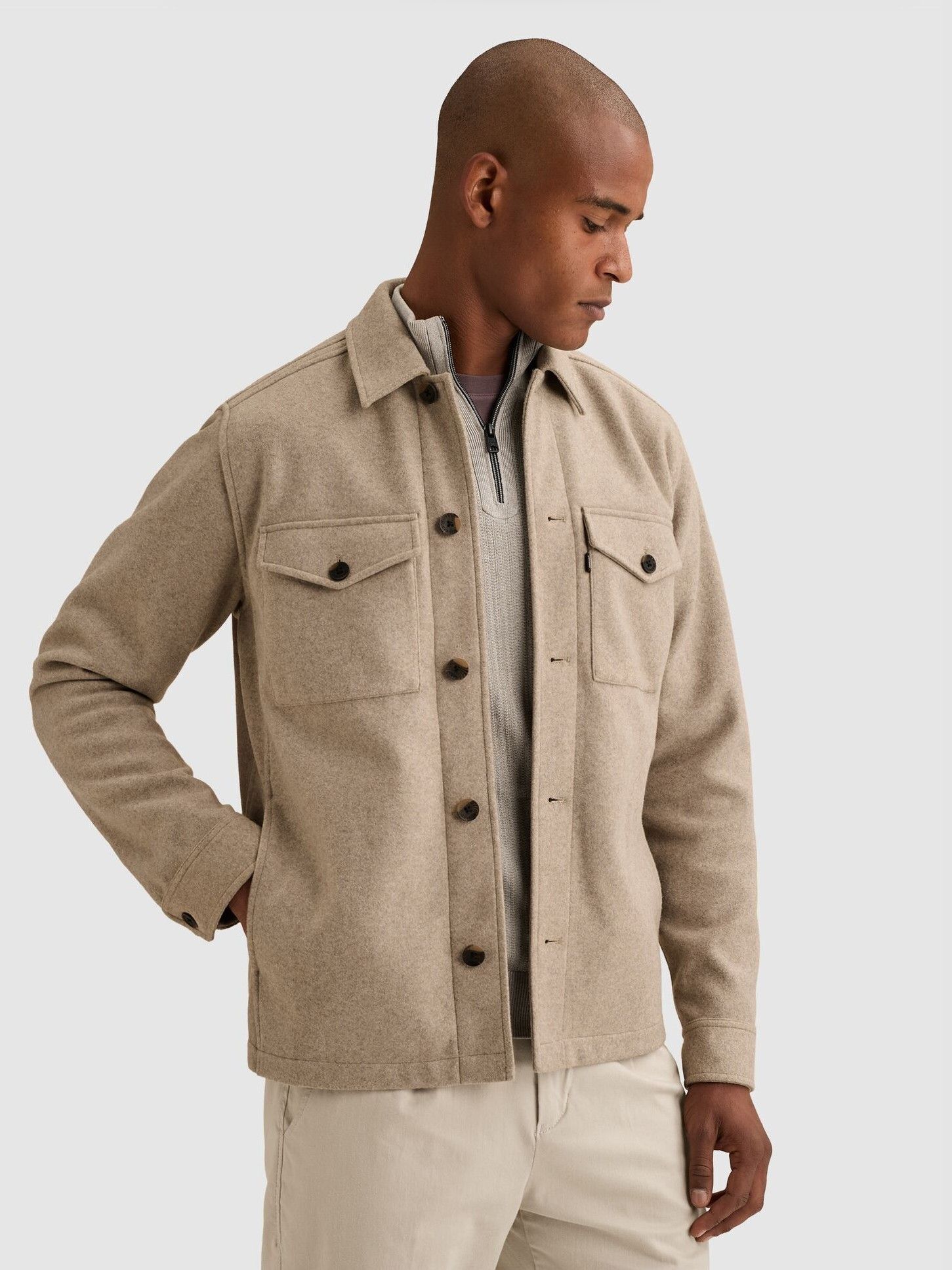 VANGUARD - OVERSHIRT - Grijs