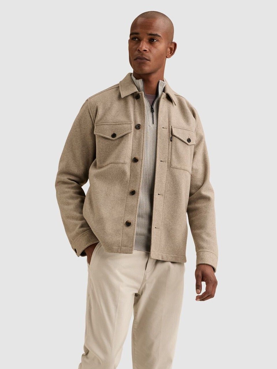 VANGUARD - OVERSHIRT - Grijs