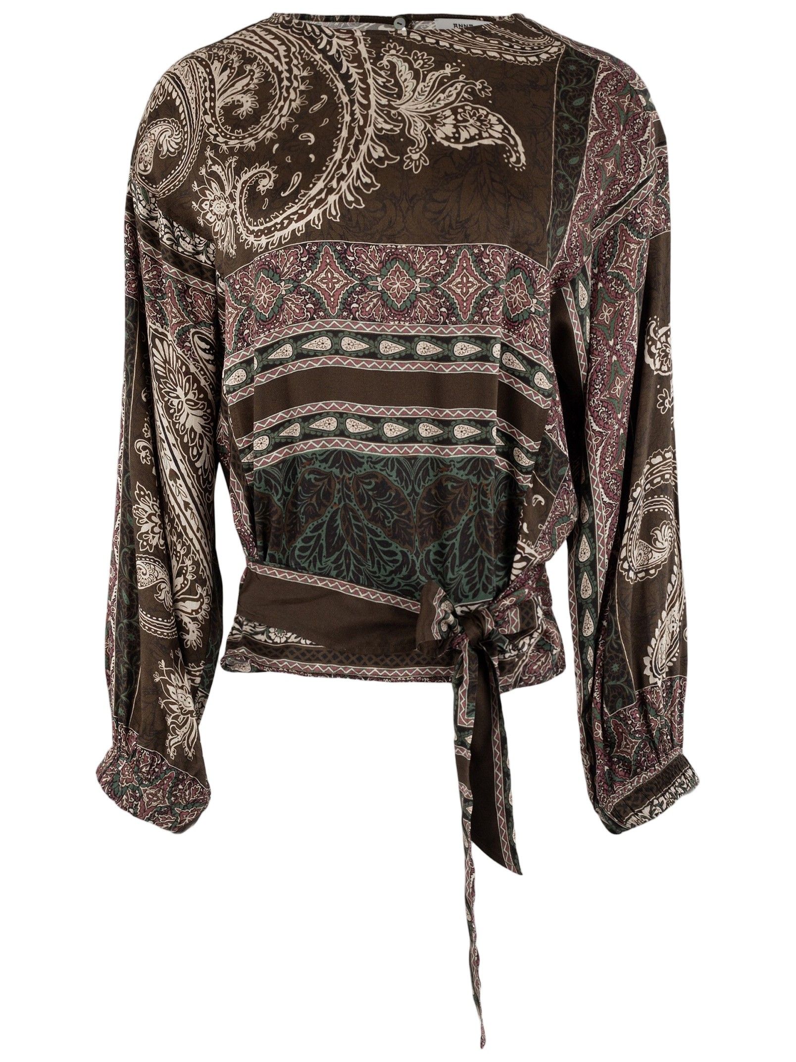 ANNA VAN TOOR - BLOUSE - Groen