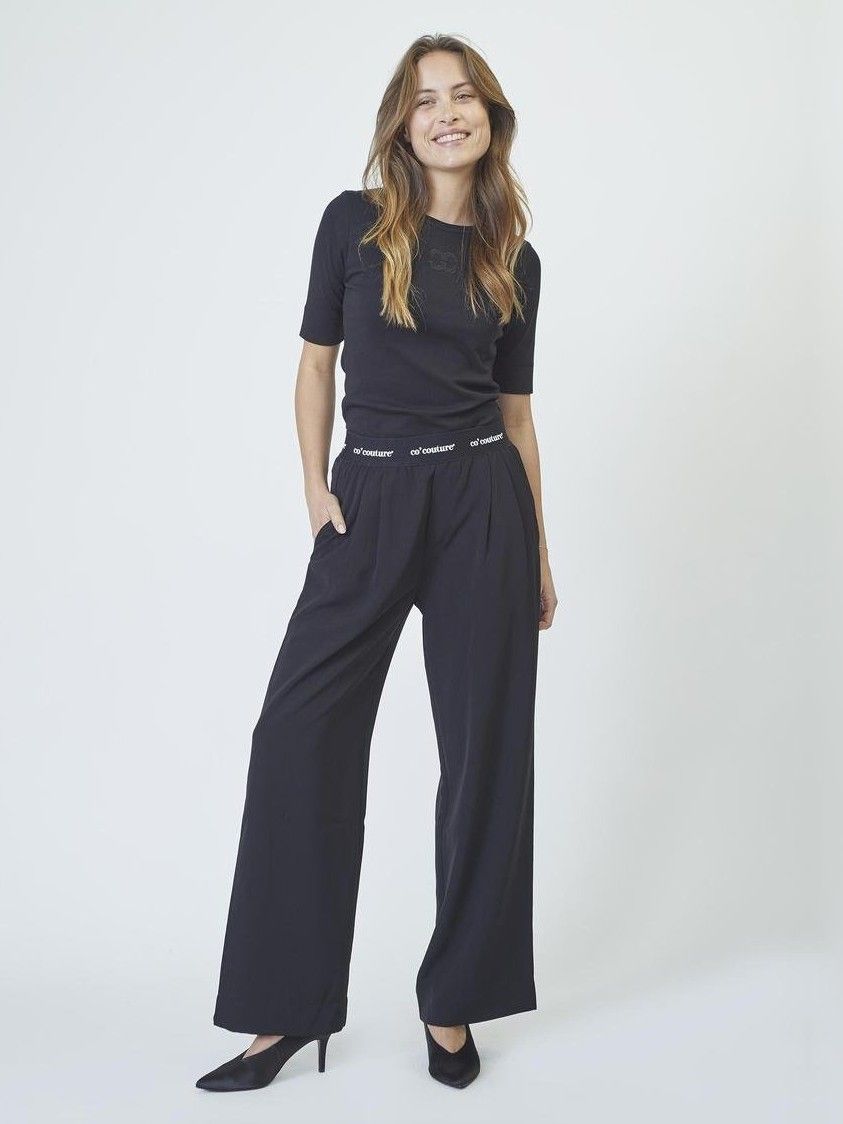 CO'COUTURE - BROEK - Zwart