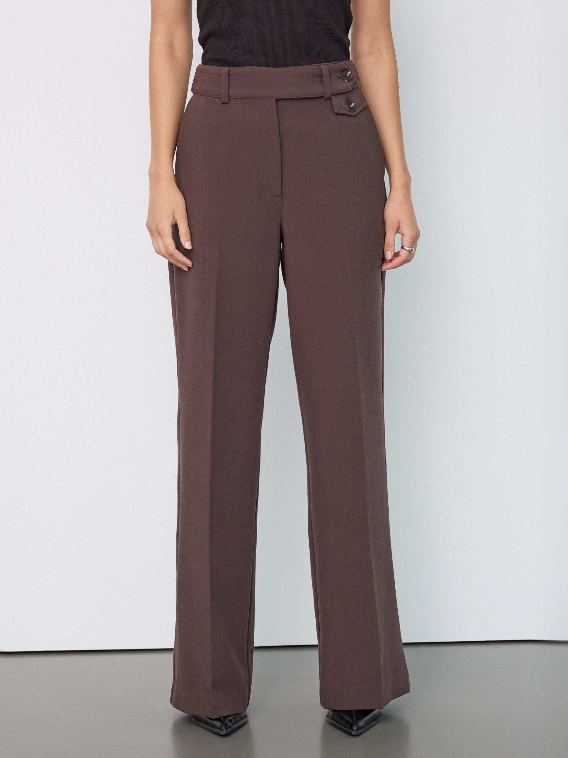 CO'COUTURE - BROEK - Bruin