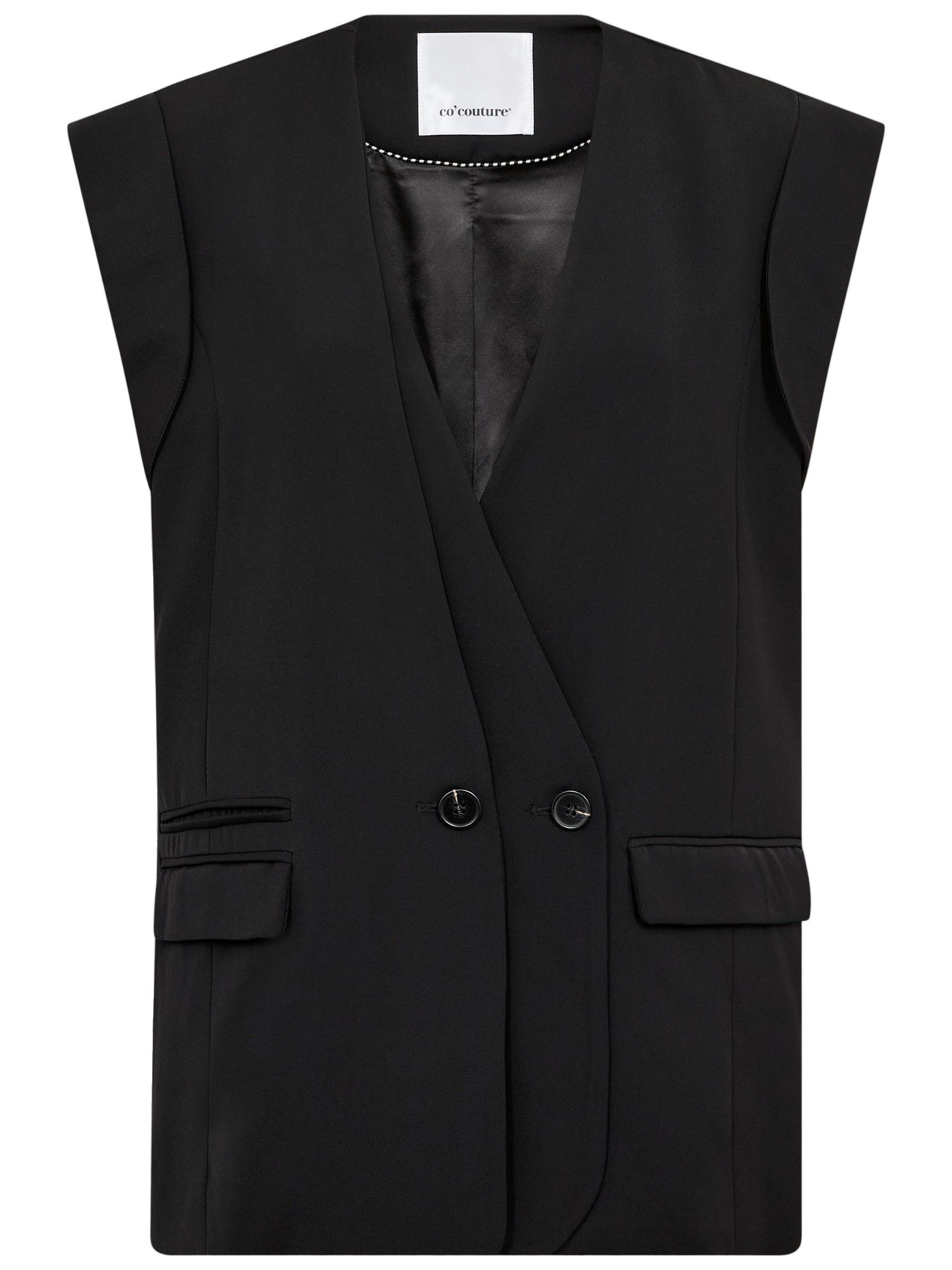 CO'COUTURE - GILET - Zwart