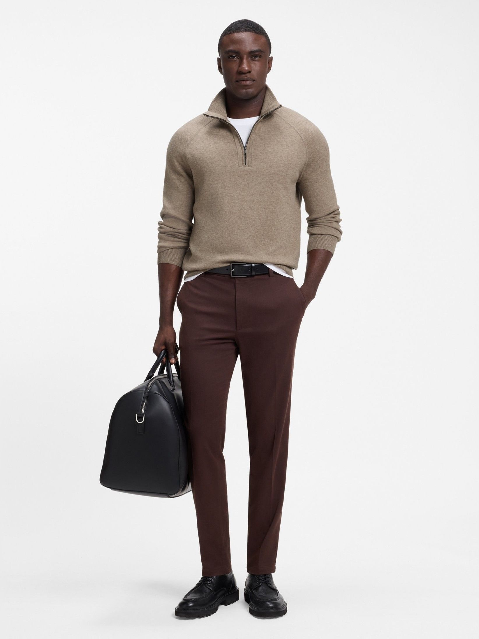 BOSS BLACK - TRUI - Beige