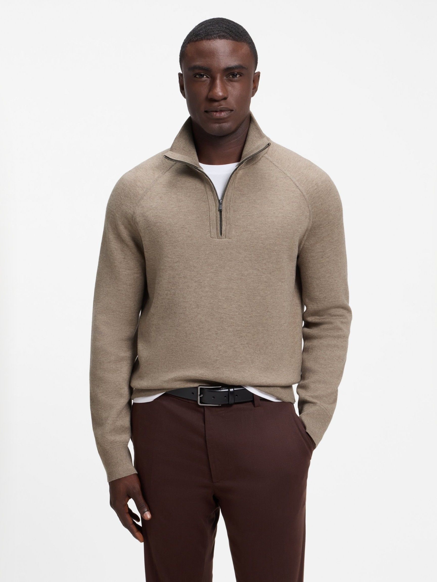 BOSS BLACK - TRUI - Beige