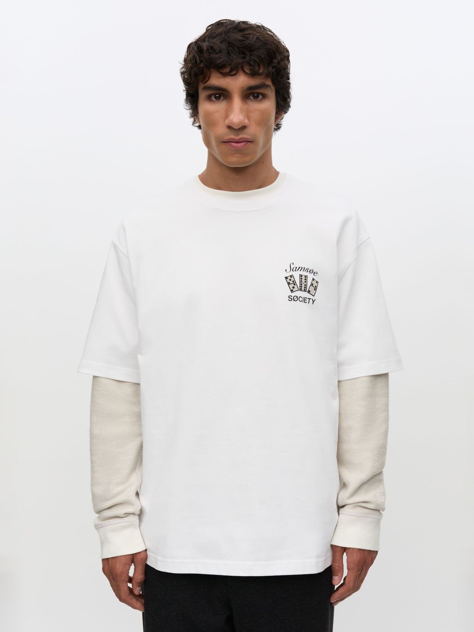 SAMSOE SAMSOE - TSHIRT - Wit