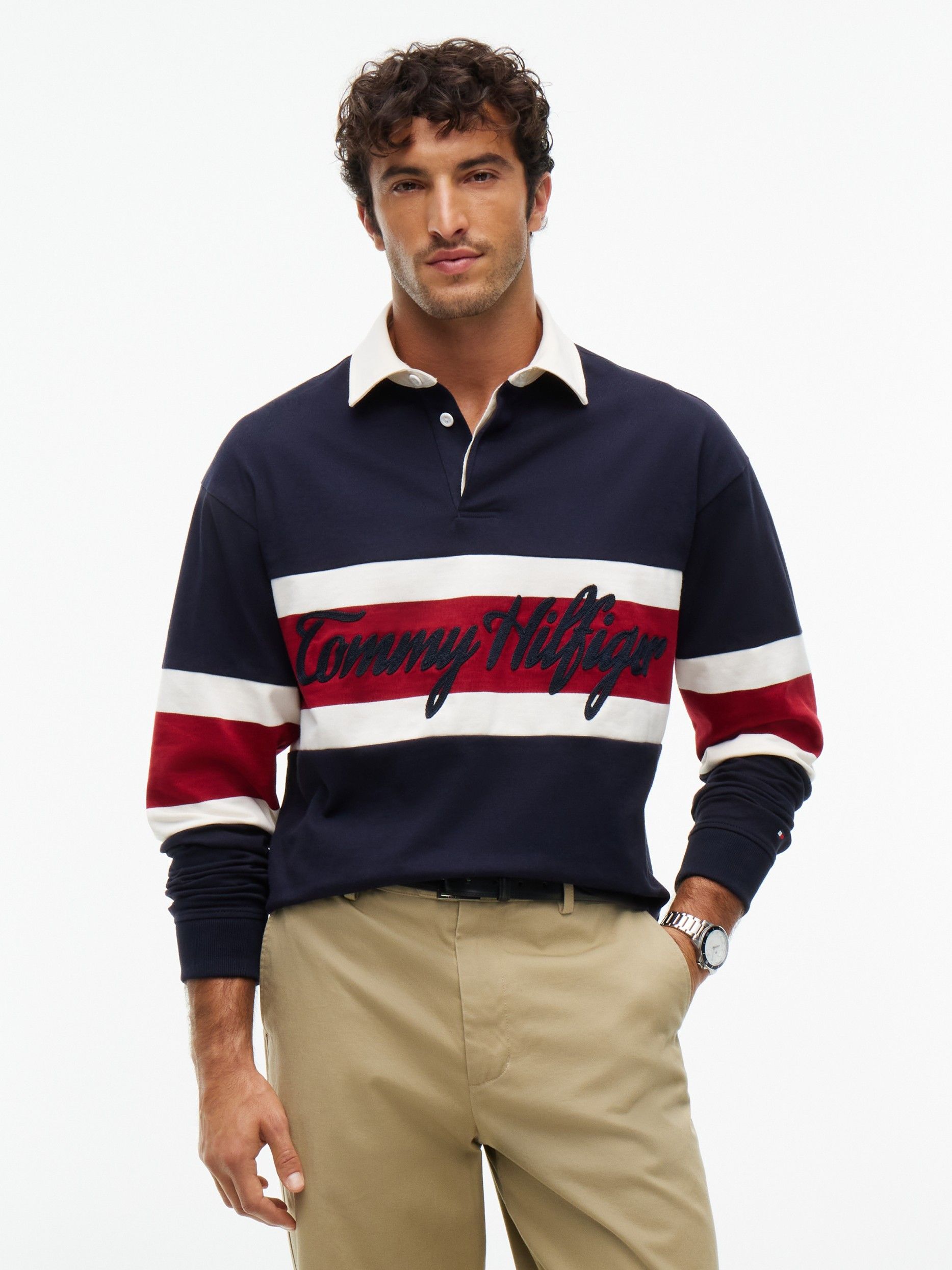 TOMMY HILFIGER - POLO - Blauw