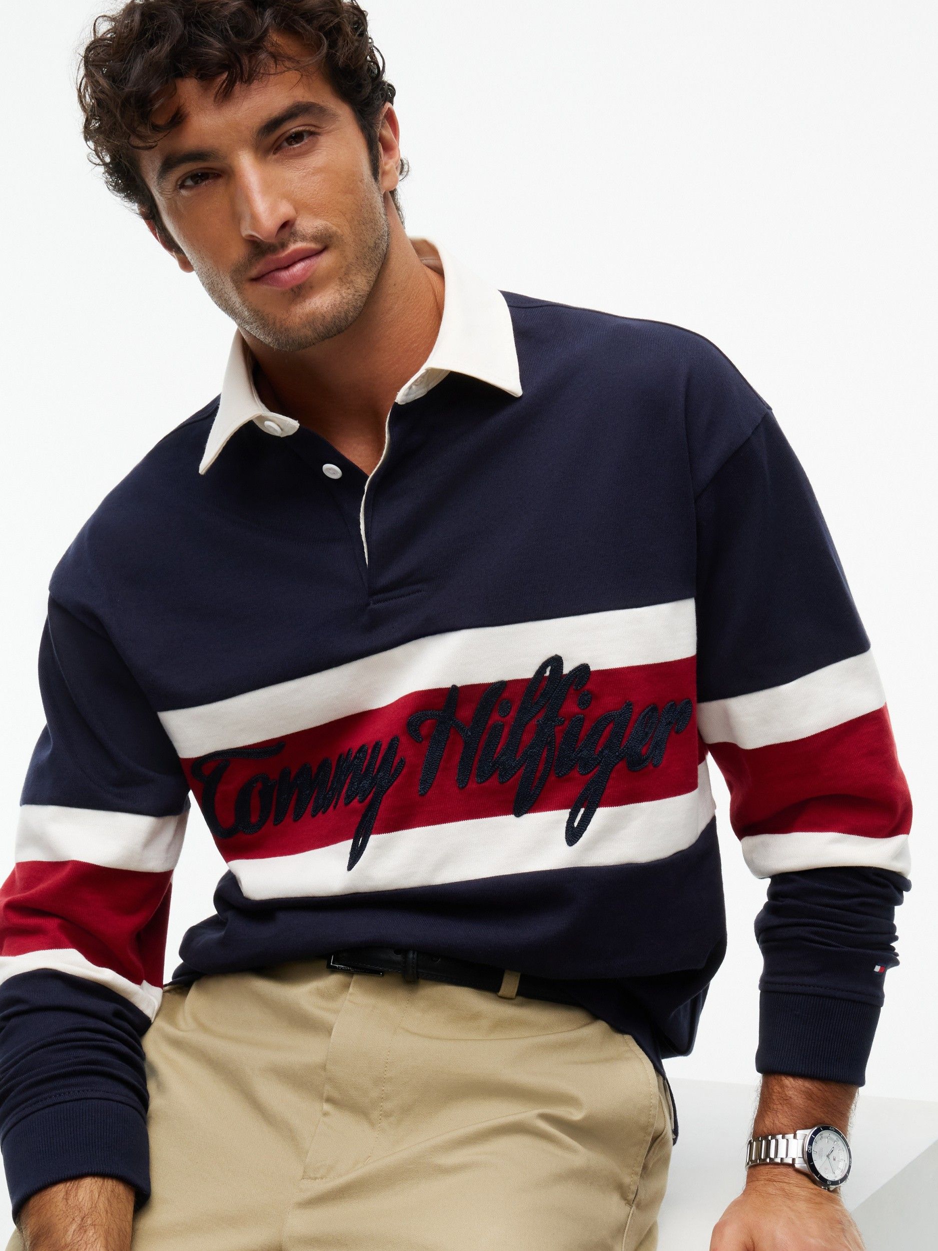 TOMMY HILFIGER - POLO - Blauw