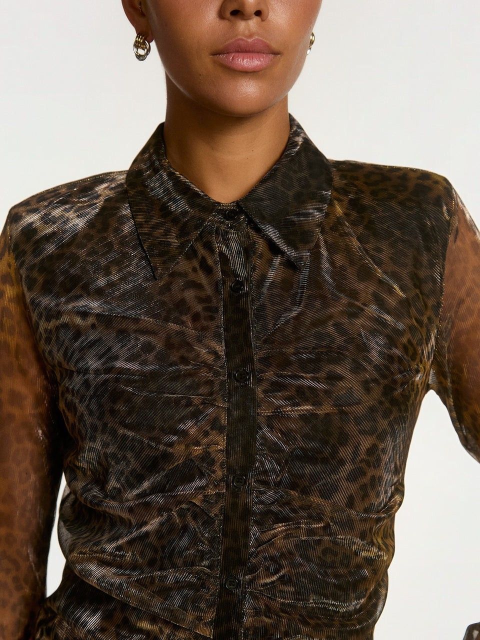 AAIKO - BLOUSE - Bruin