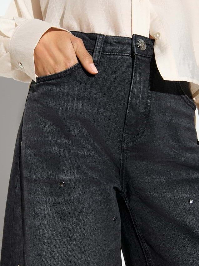 OPUS - JEANS - Zwart