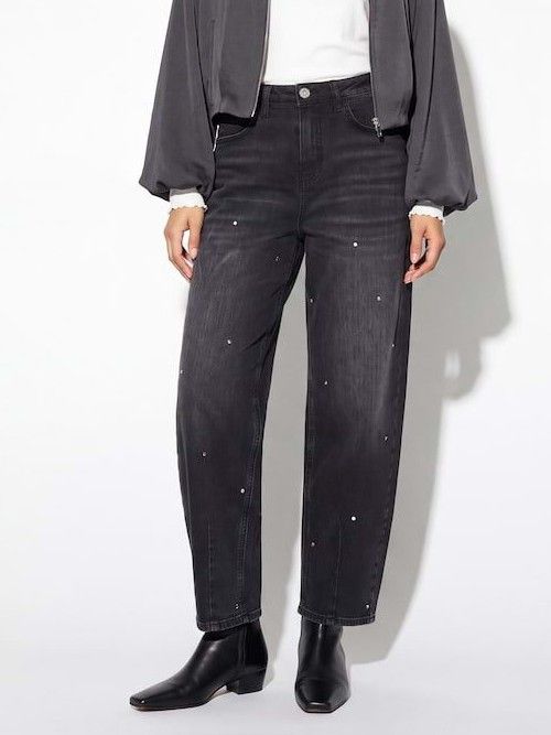 OPUS - JEANS - Zwart