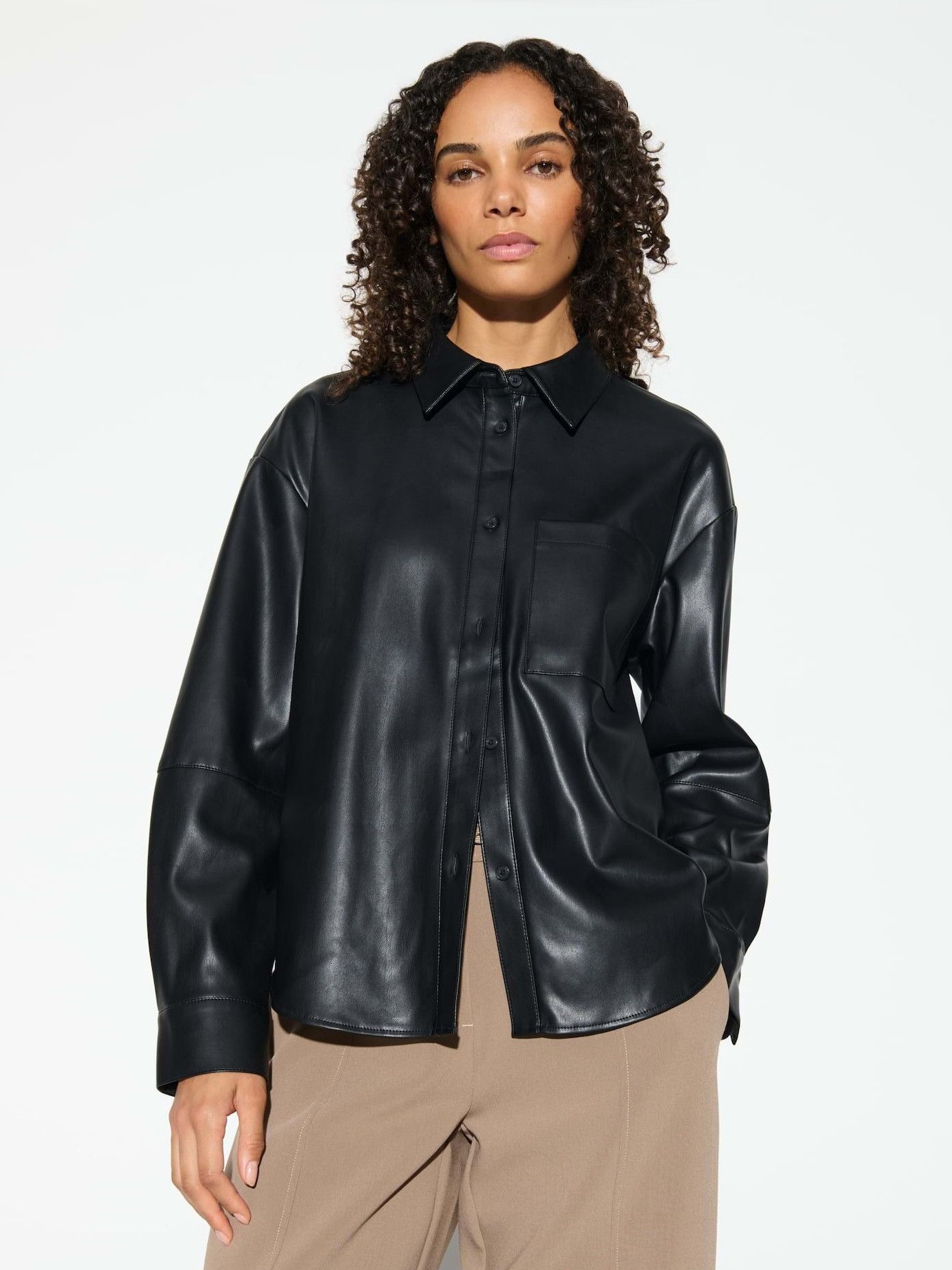 OPUS - BLOUSE - Zwart