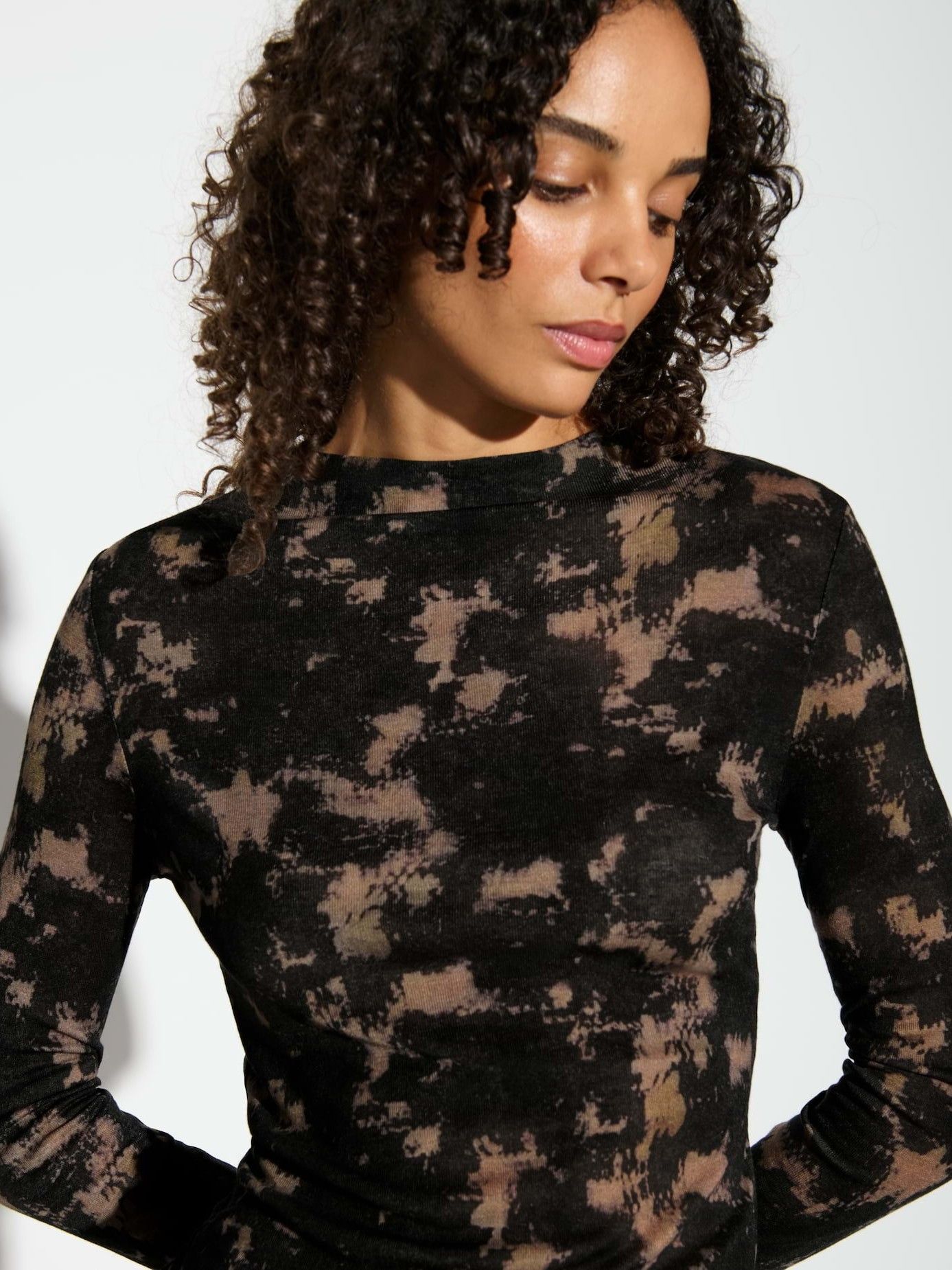 OPUS - SHIRT - Zwart