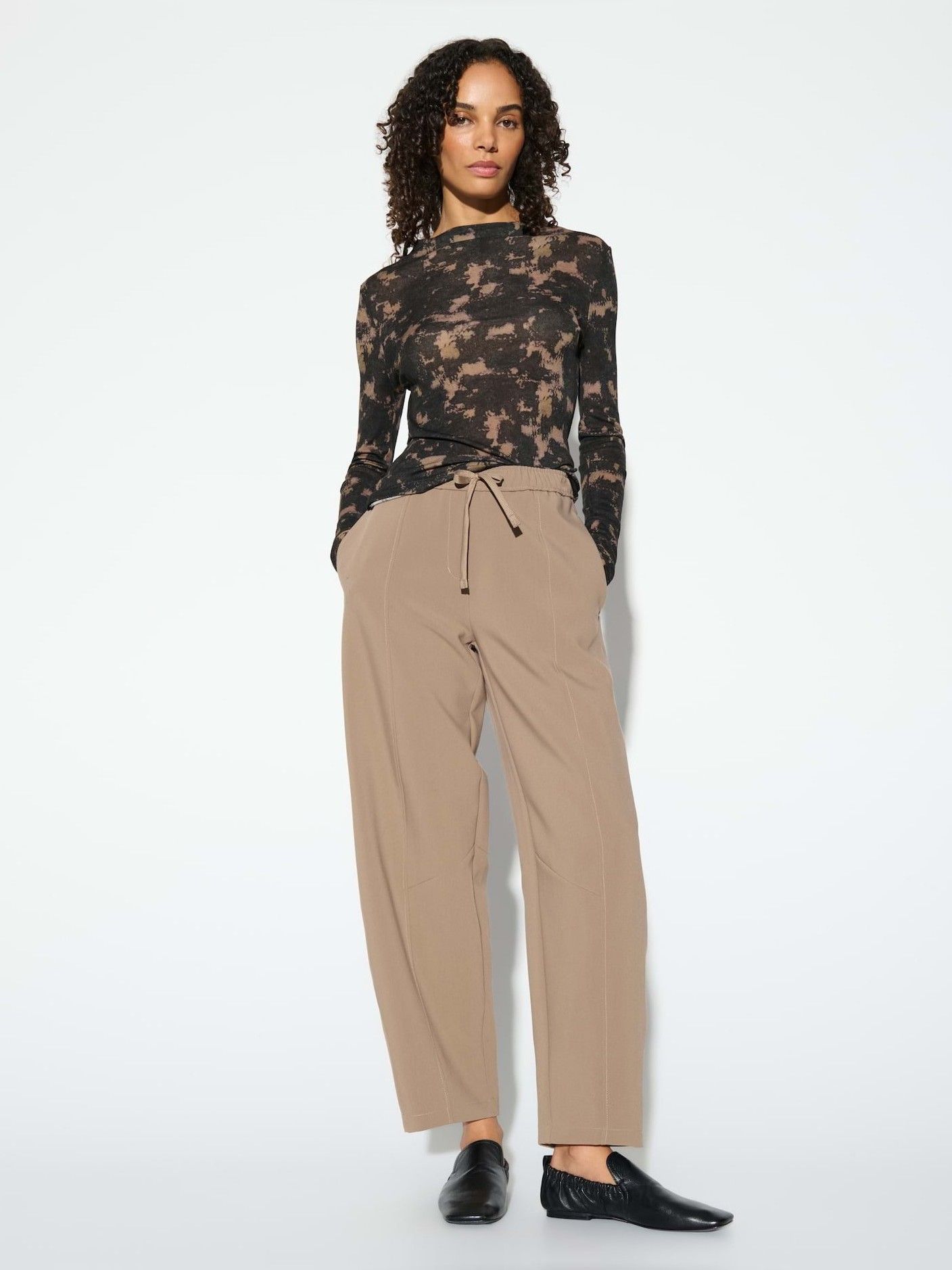OPUS - BROEK - Beige