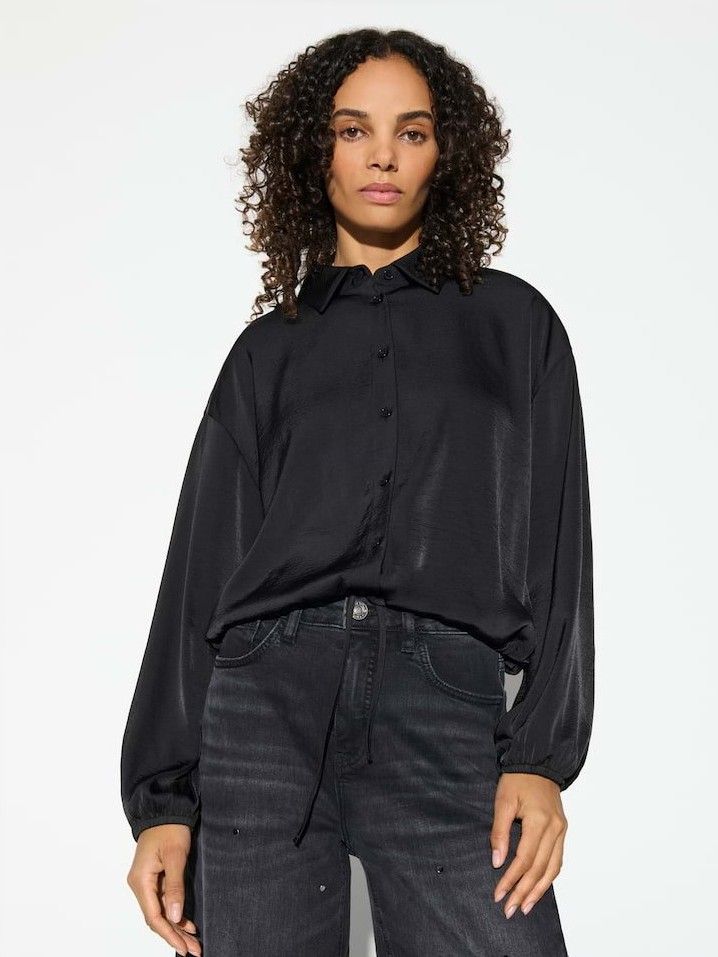 OPUS - BLOUSE - Zwart