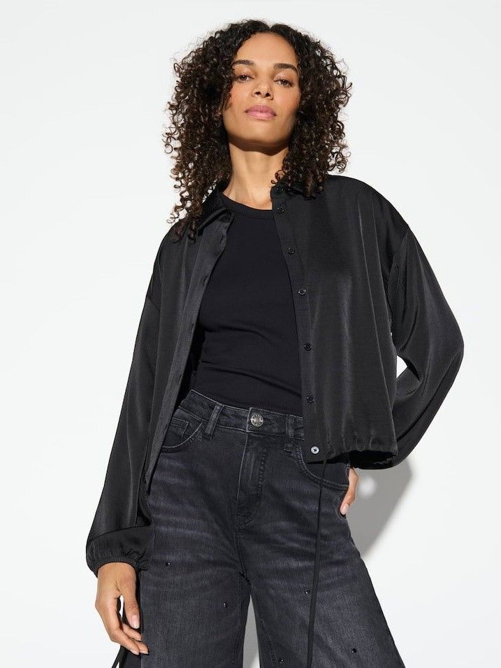 OPUS - BLOUSE - Zwart