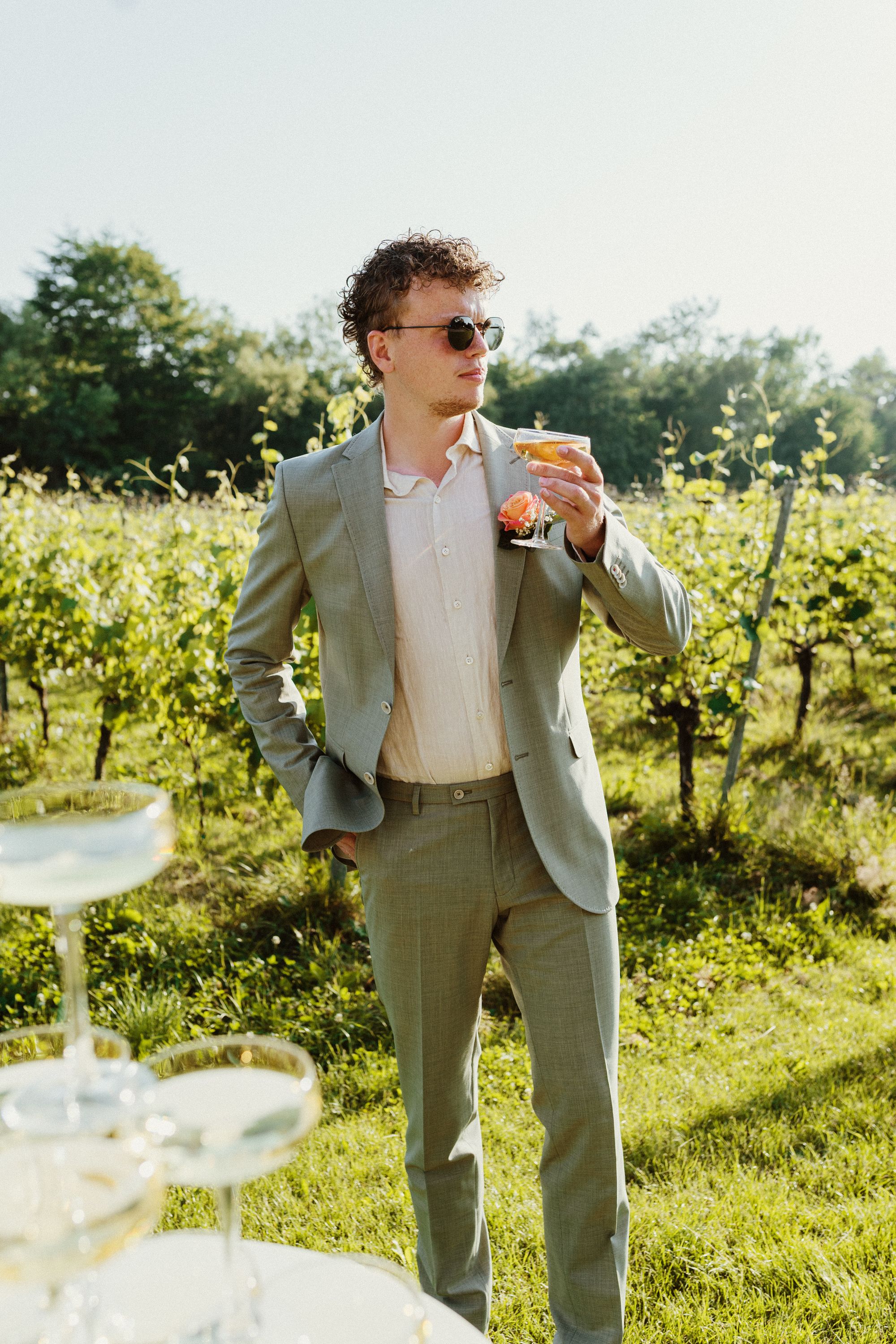 Sage suit