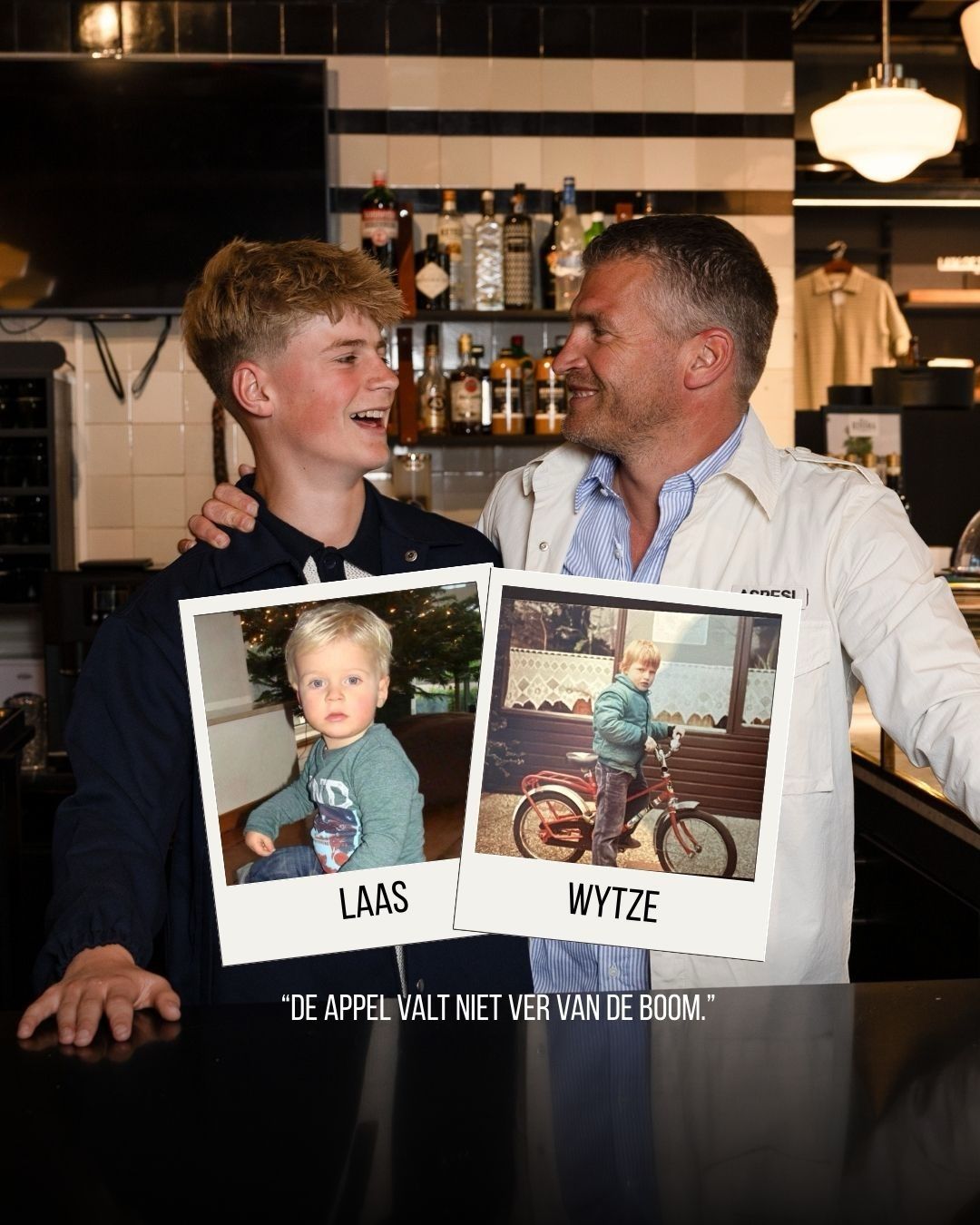 Kleine mensen. Grote verantwoordelijkheden.
Deze trend? Die doen wij natuurlijk mee.
Swipe en kijk wie er al vroeg klaar was voor z’n rol.

…